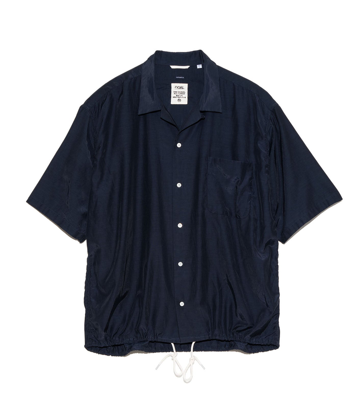 Open Collar S/S Shirt
