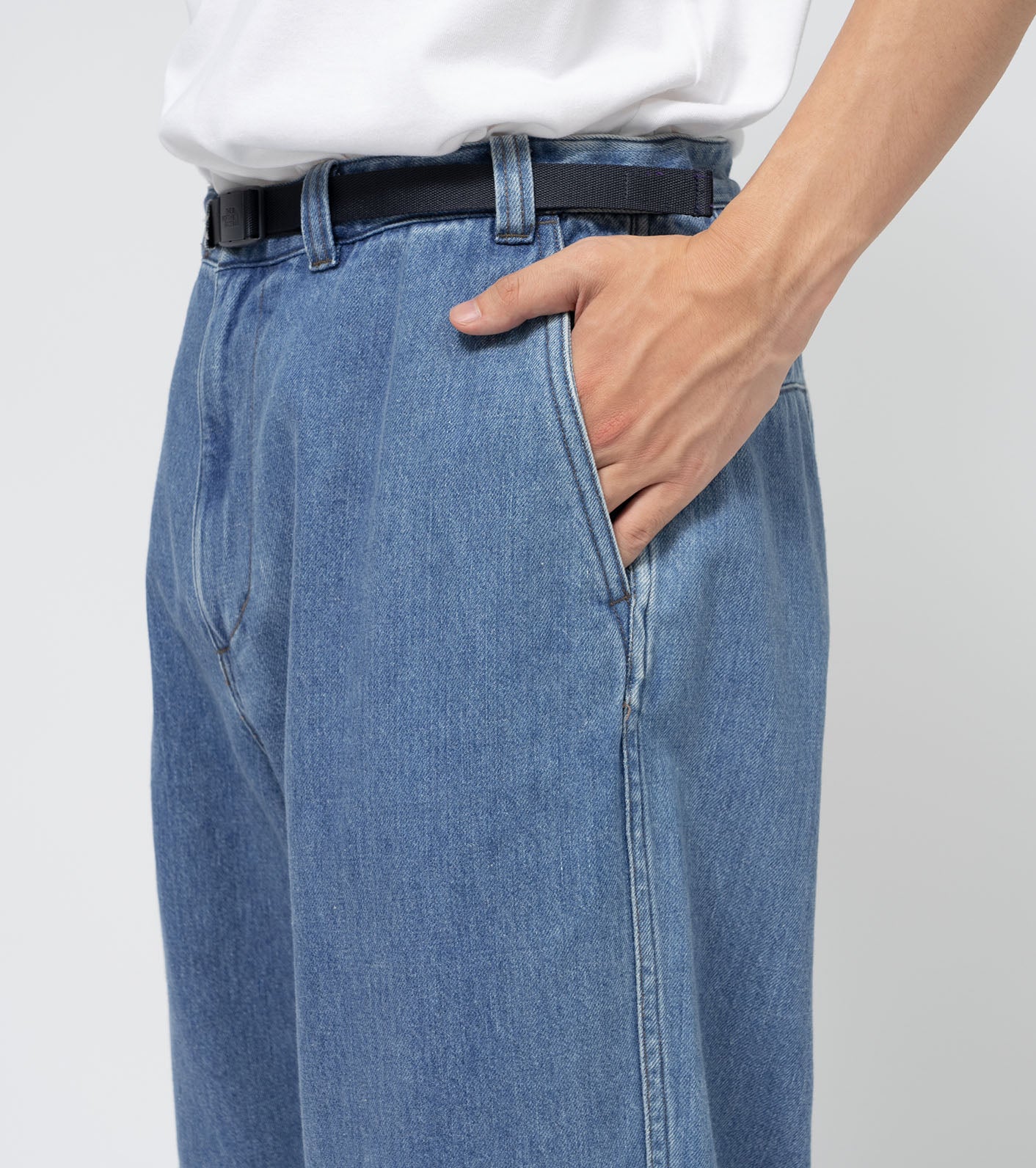 Denim Wide Tapered Field Pants