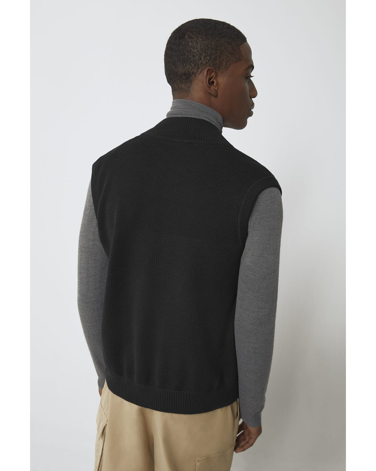 Hybridge Knit Vest