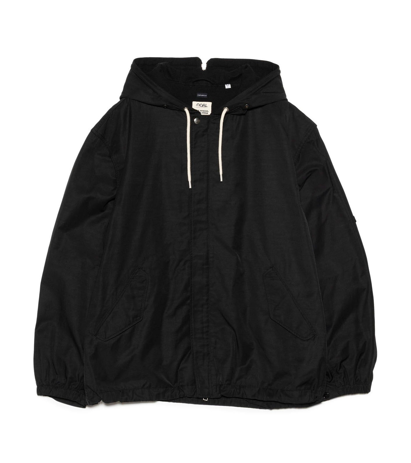 Nylon Twill Hooded Jacket