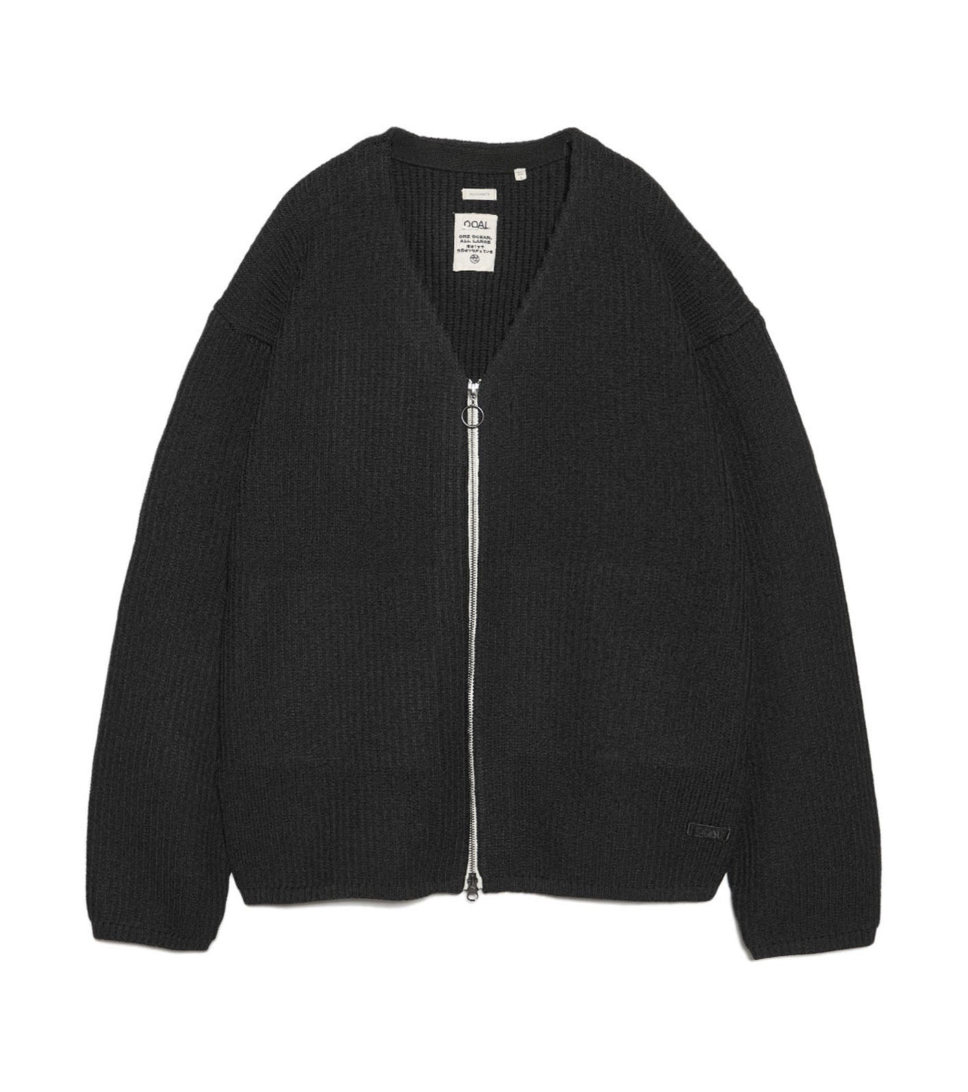 épine big knit BLACK 5G Zip Cardigan – TIME AFTER TIME