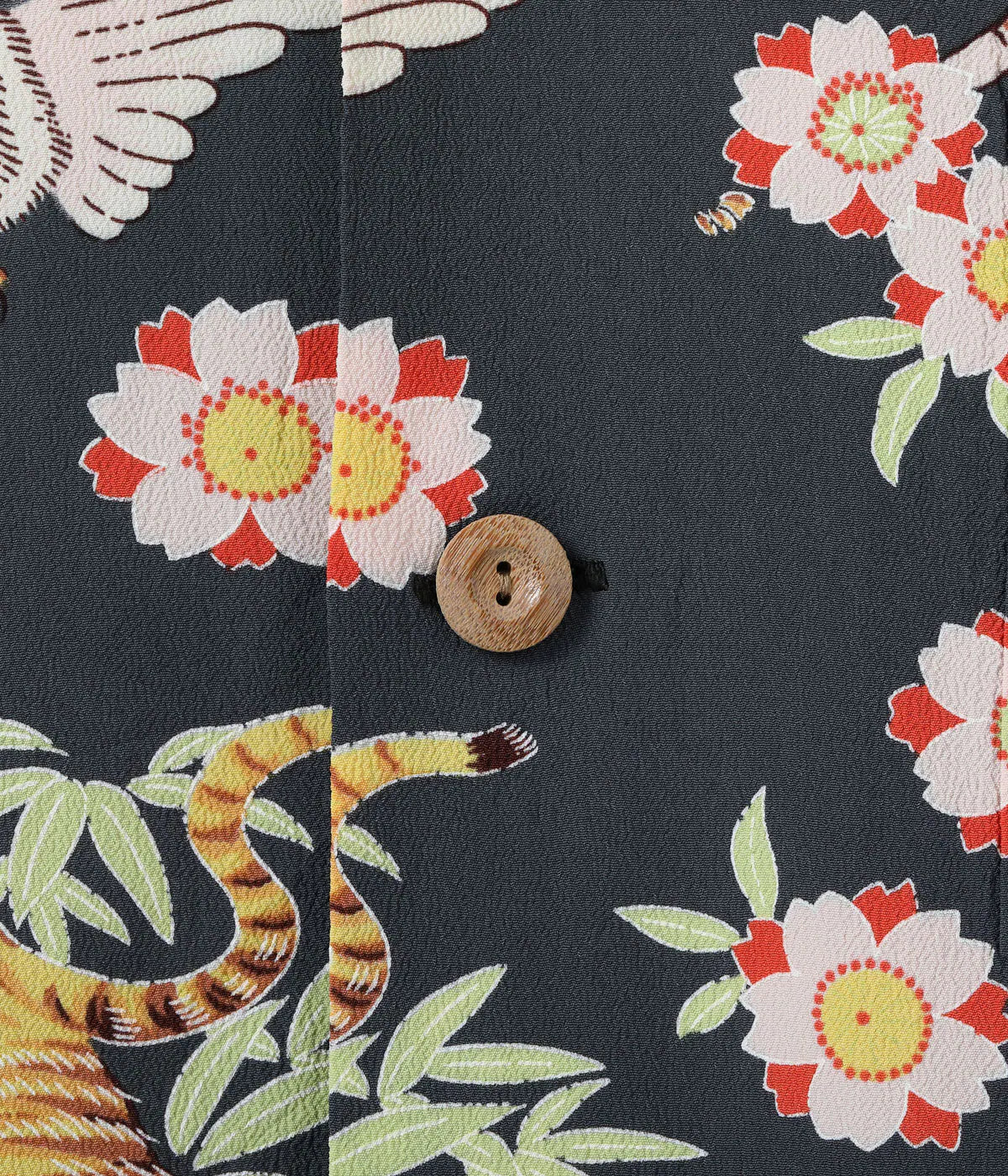 RAYON HAWAIIAN SHIRT “THE TRIANGULAR FIGHT” SS39414
