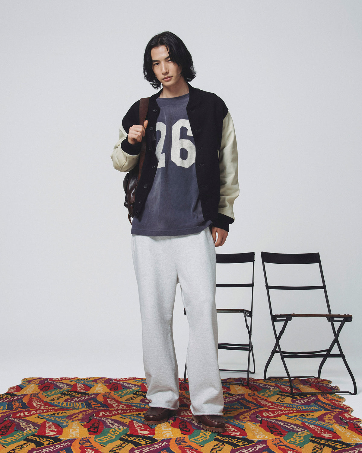 NUMBERED FADED FOOTBALL SHIRT