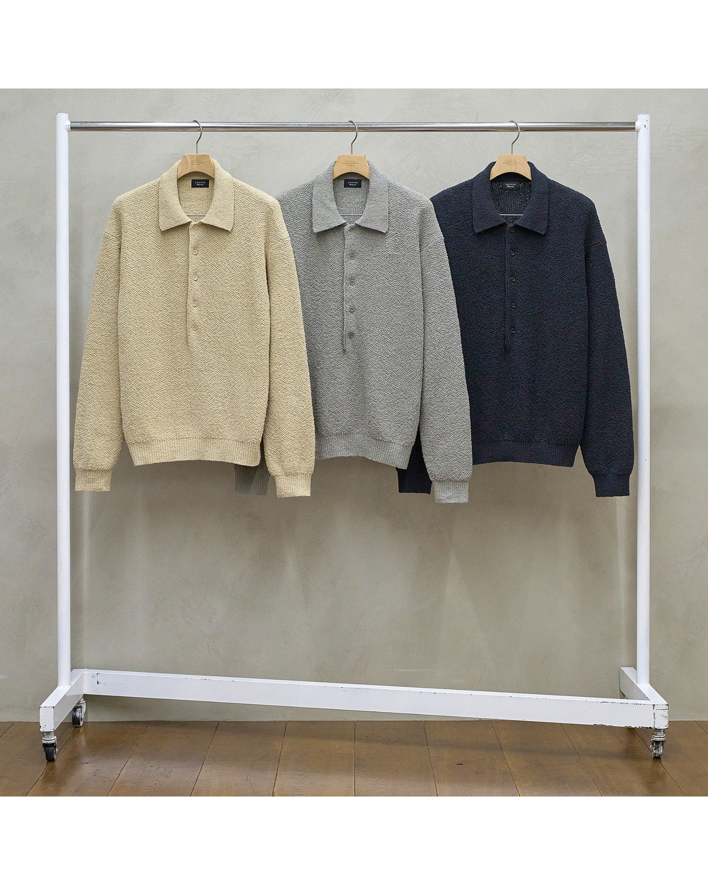 US2551 Honey comb polo knit