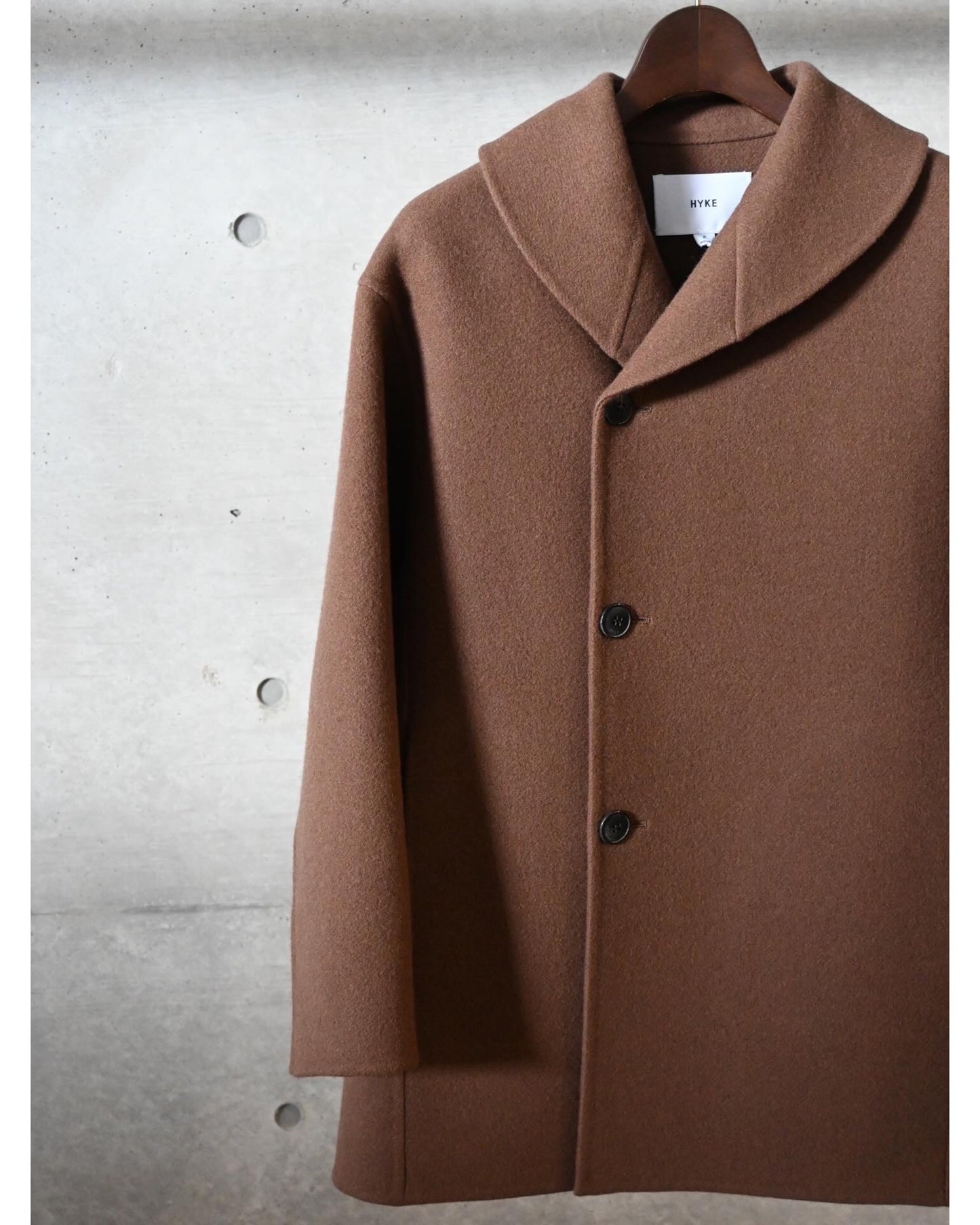 DOUBLE FACE SHAWL COLLAR COAT 17546