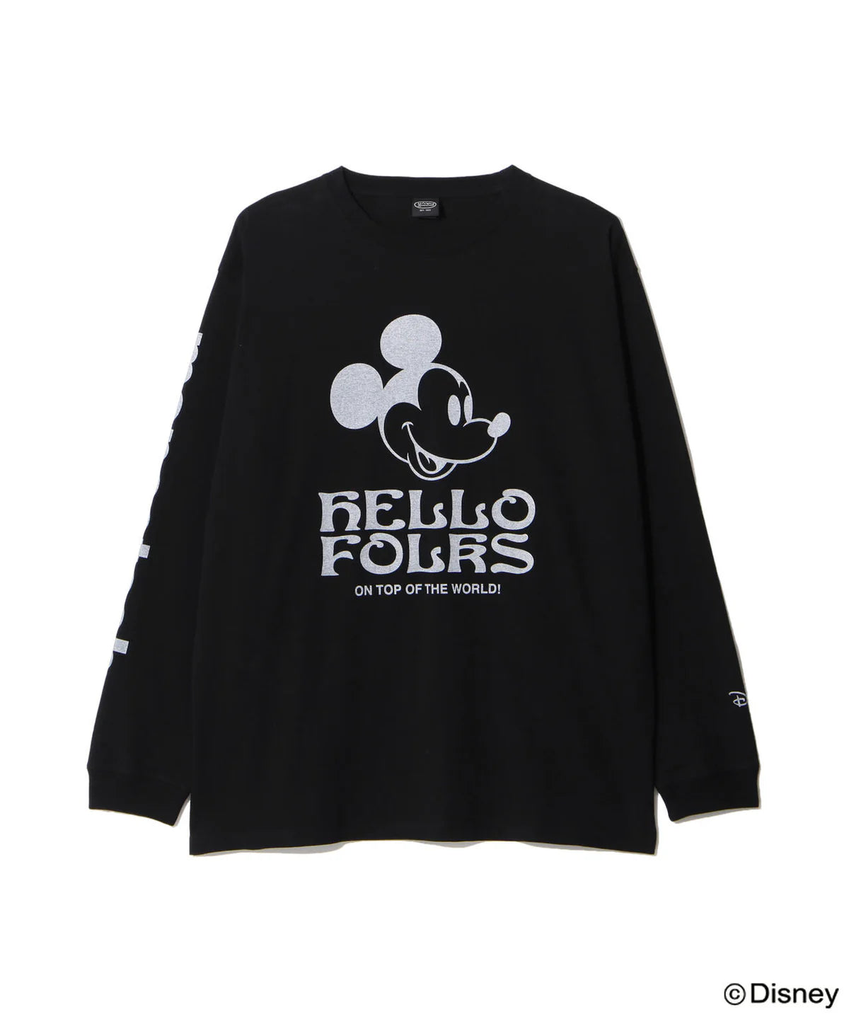 MICKEY L/S TEE HELLO FOLKS