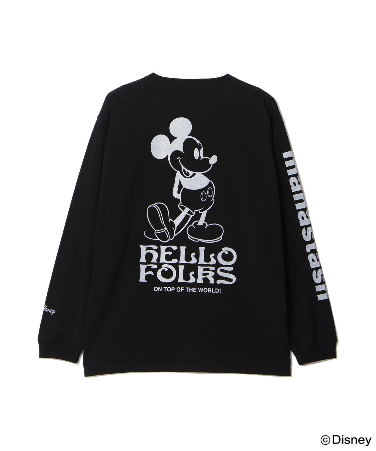 MICKEY L/S TEE HELLO FOLKS