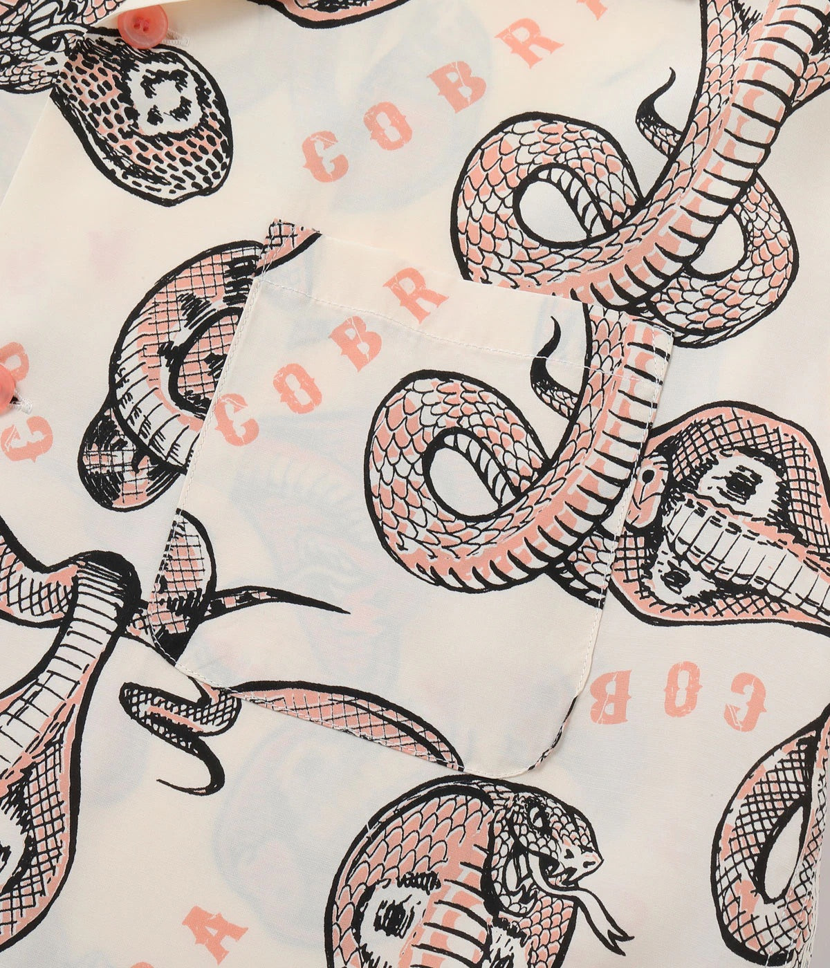 HIGH DENSITY RAYON OPEN SHIRT “KING COBRA” by VINCE RAY SH39488