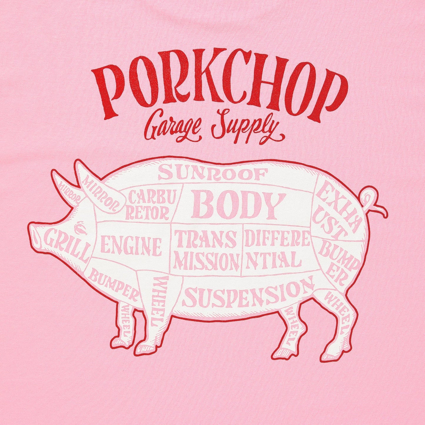 PORK BACK TEE PINK