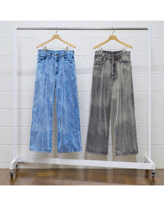 UW1151 Corduroy wide pants