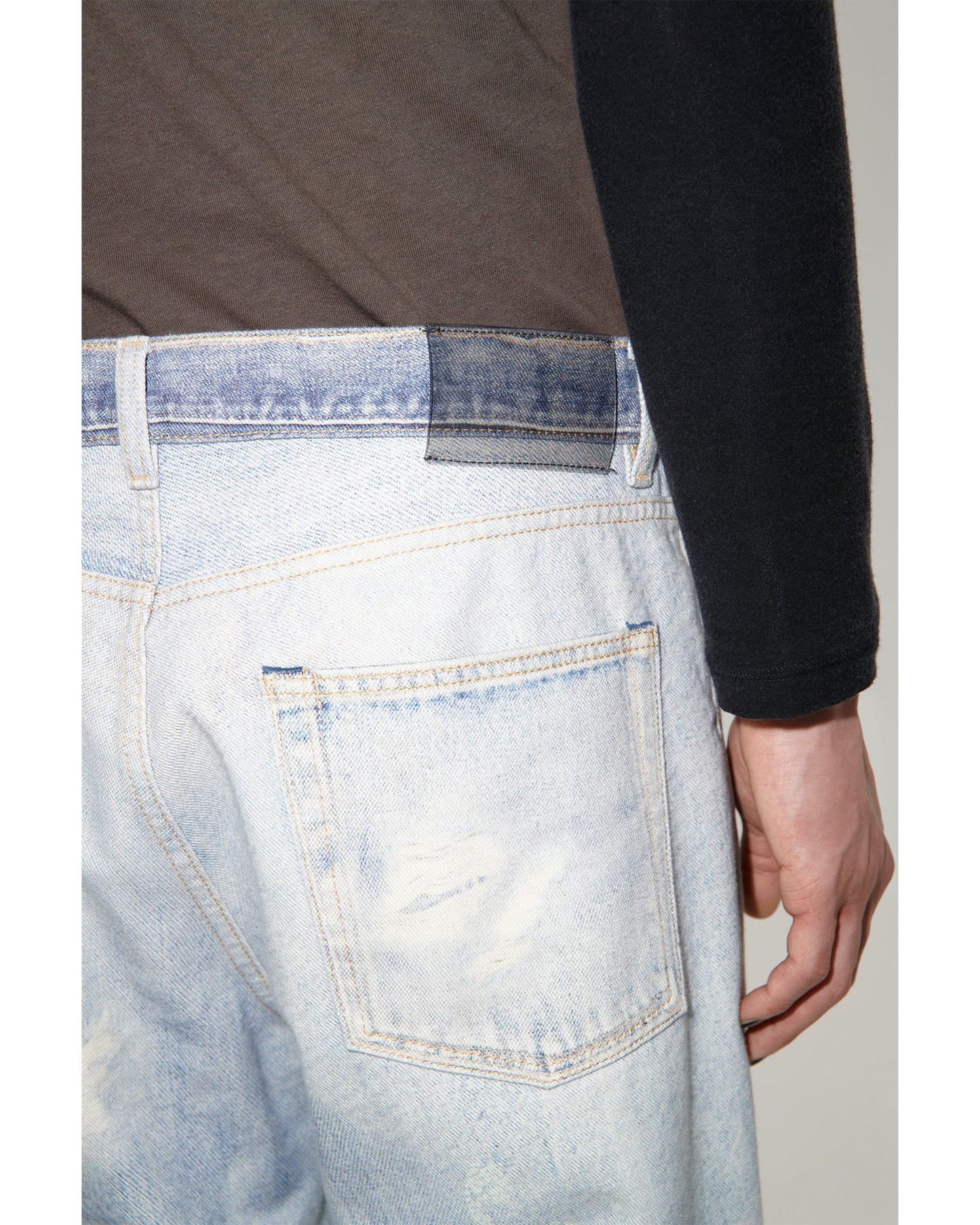 THIRD CUT Degital Denim Print