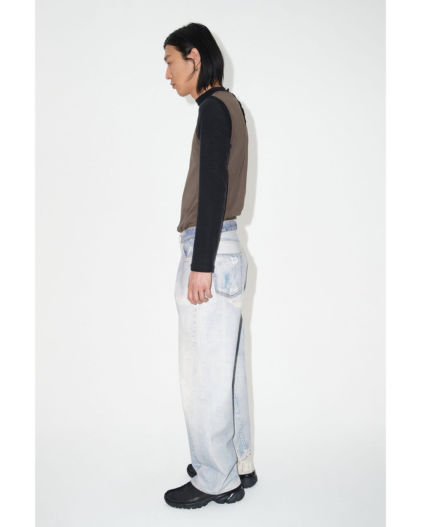THIRD CUT Degital Denim Print