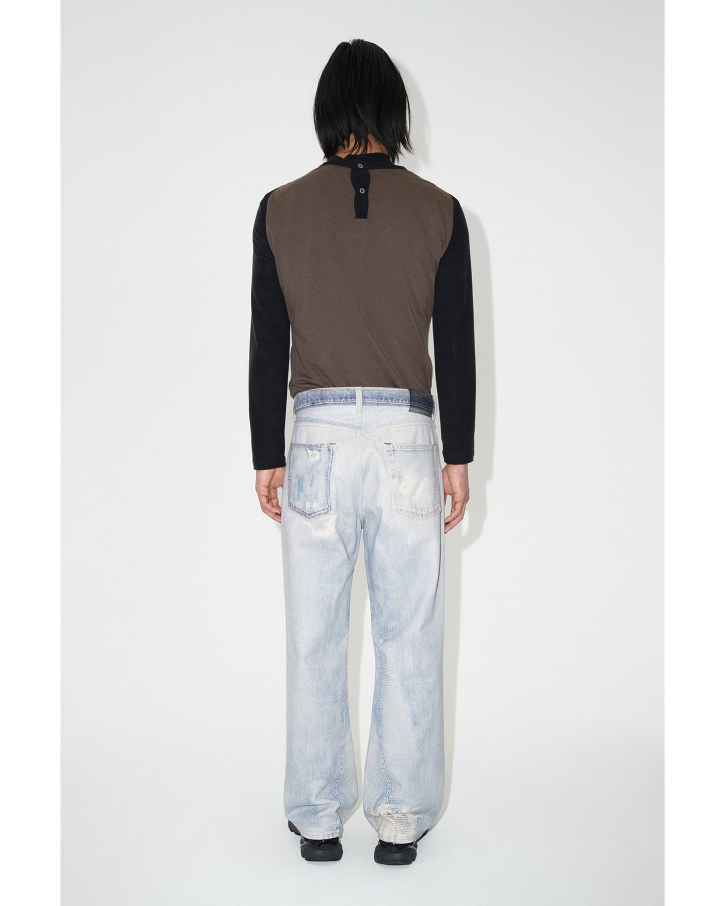 THIRD CUT Degital Denim Print