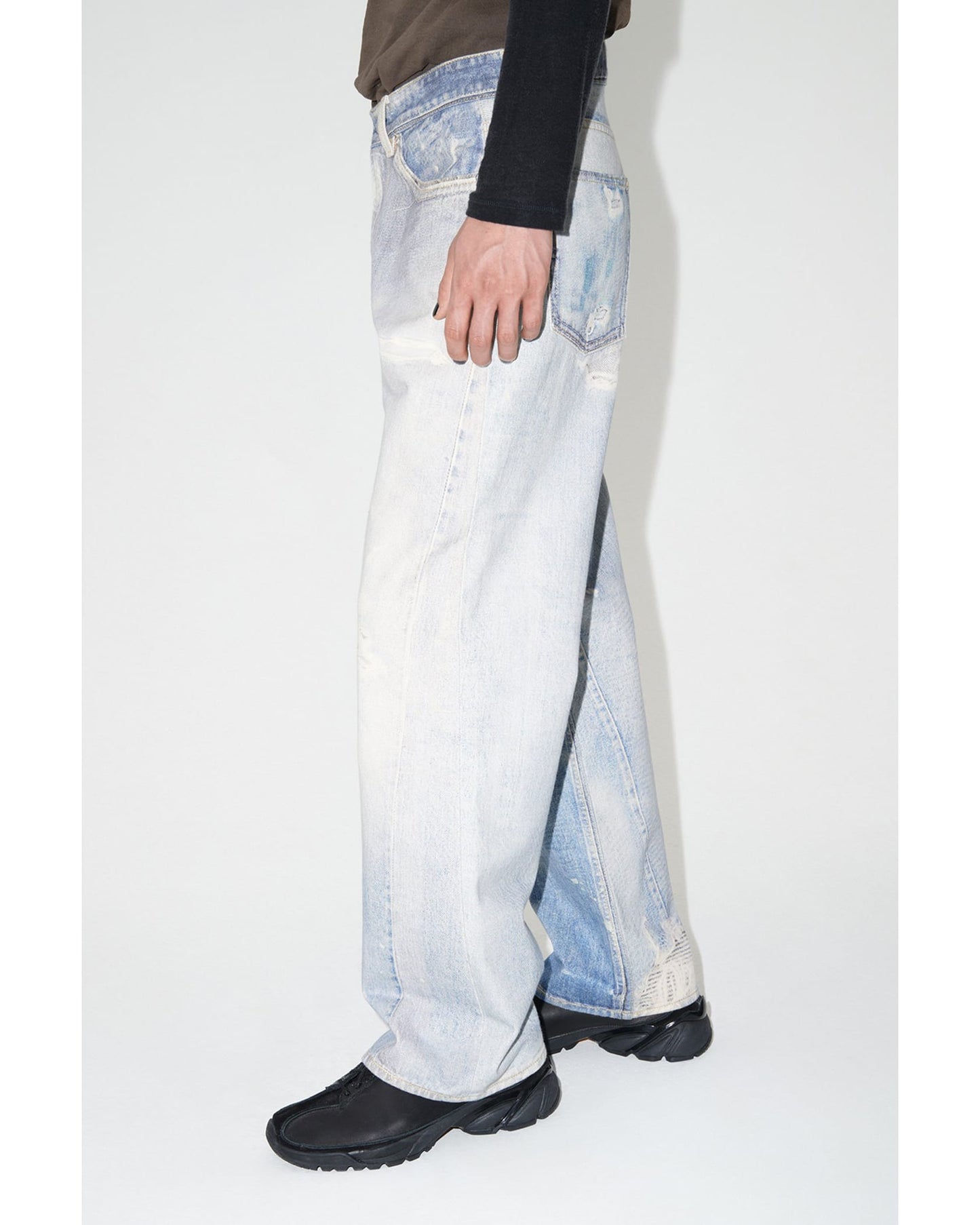THIRD CUT Degital Denim Print