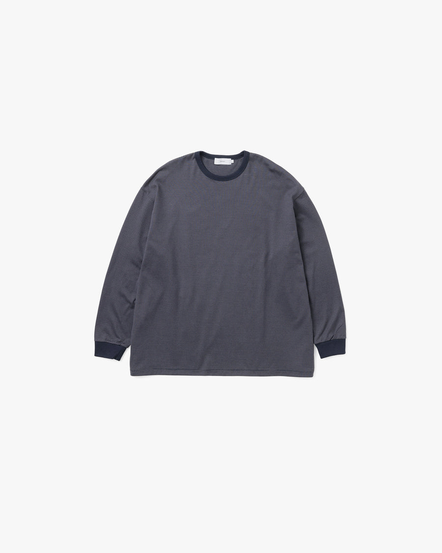 Narrow Border L/S Tee NV×GRY