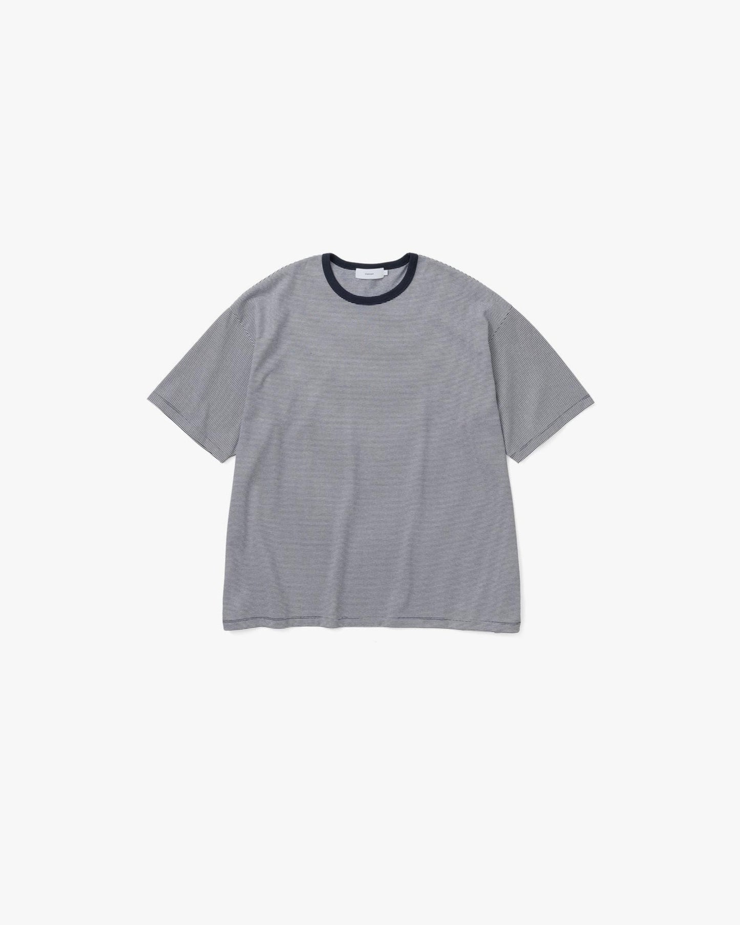 Narrow Border S/S Tee NAVY×WHITE
