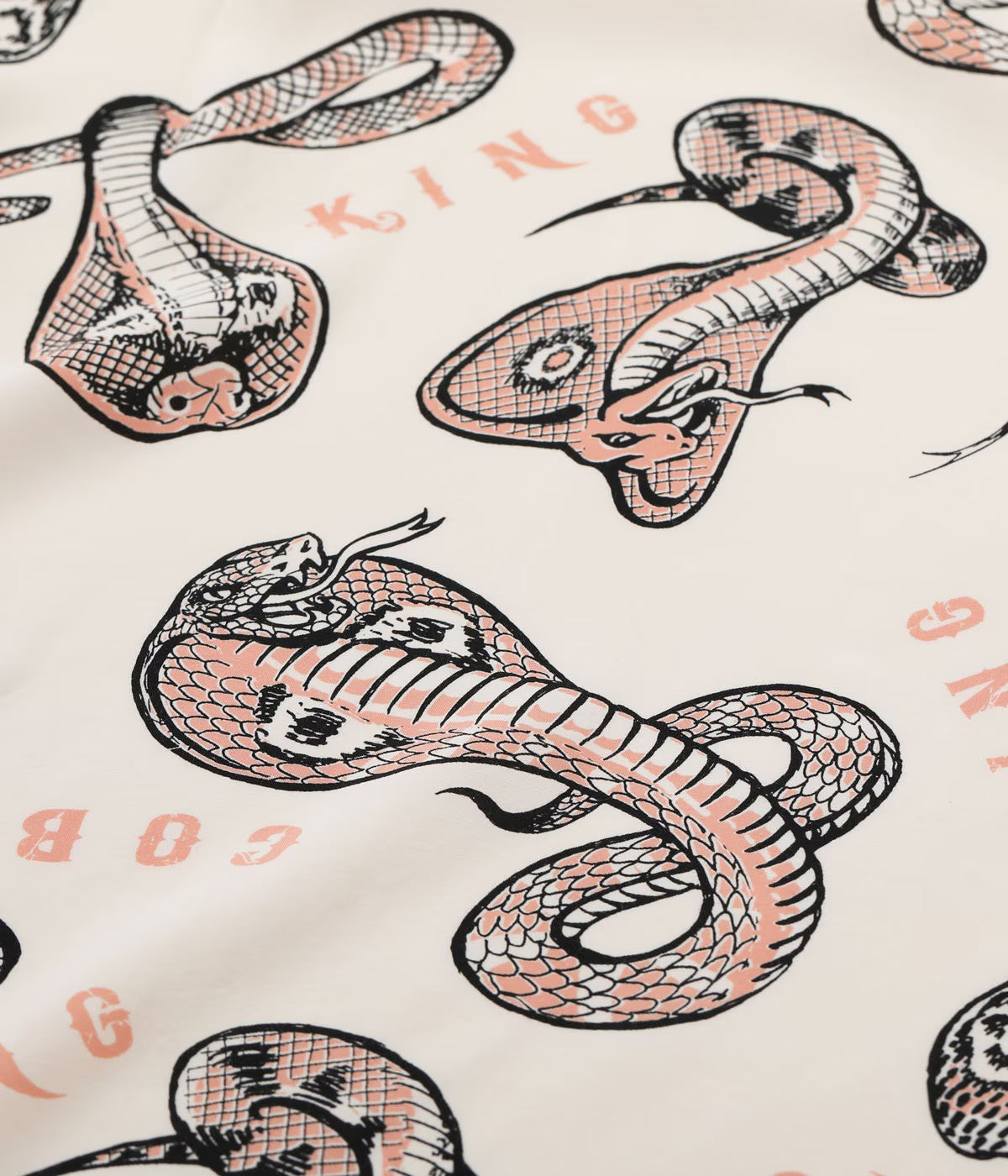 HIGH DENSITY RAYON OPEN SHIRT “KING COBRA” by VINCE RAY SH39488