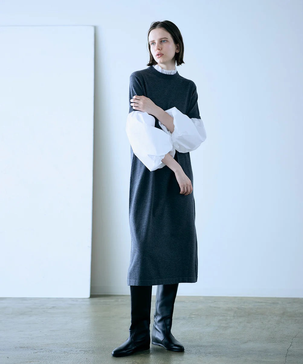 14g wool 2way sleeve one-piece