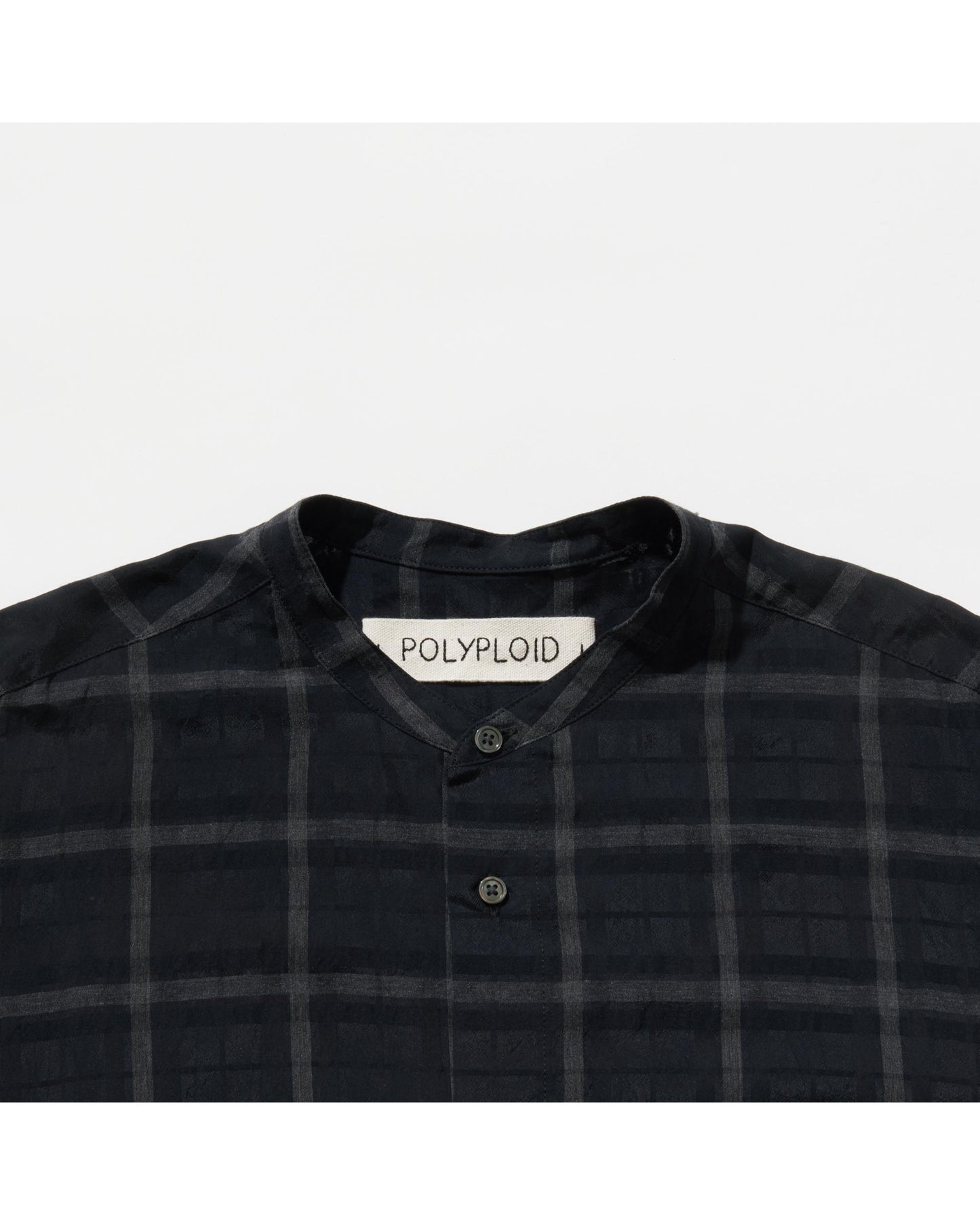 LONG SHIRT B  BLACK CHECK