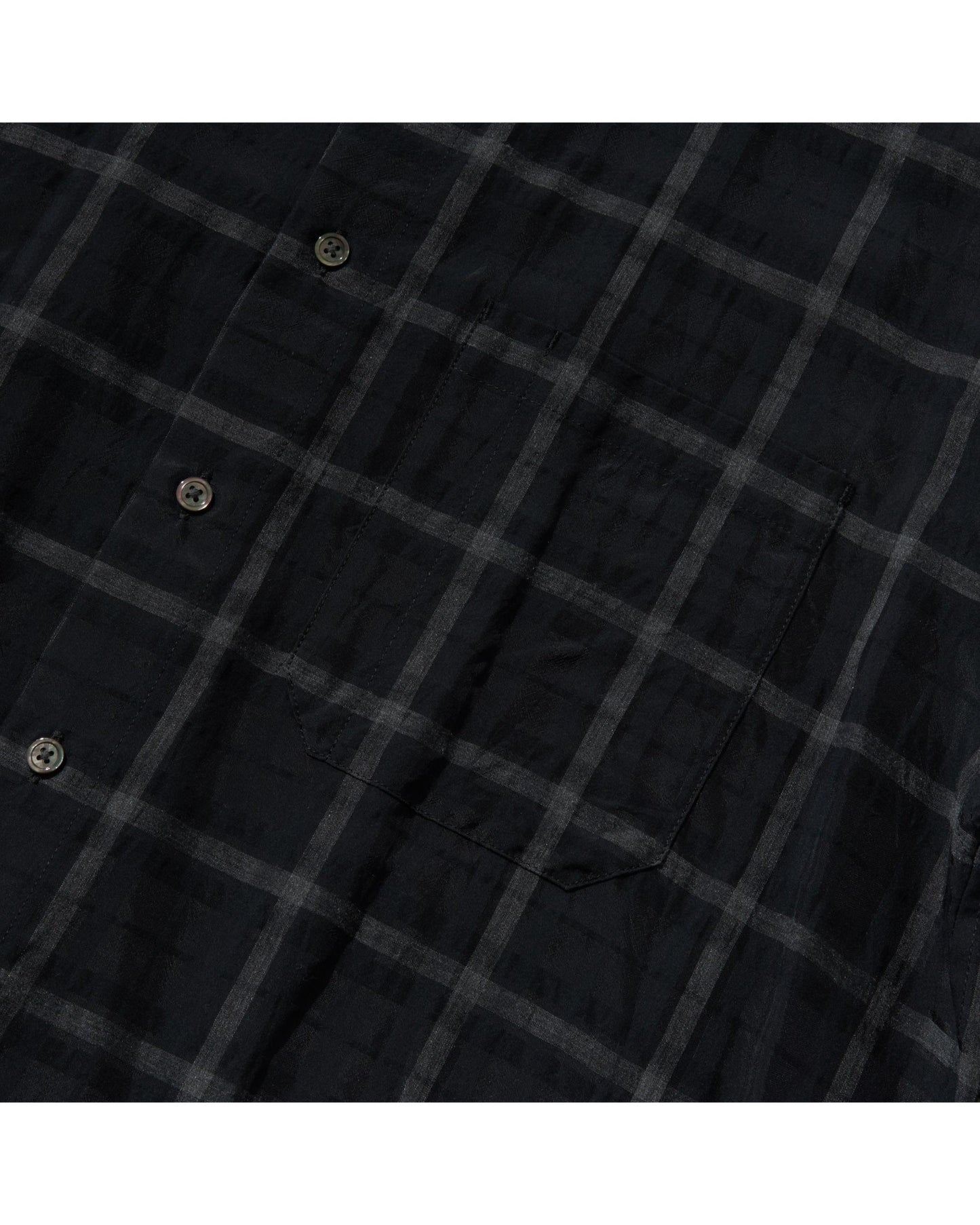 LONG SHIRT B  BLACK CHECK