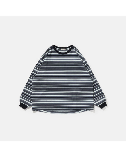 OVERSIZE LONGSLEEVE B  BLACK/WHITE