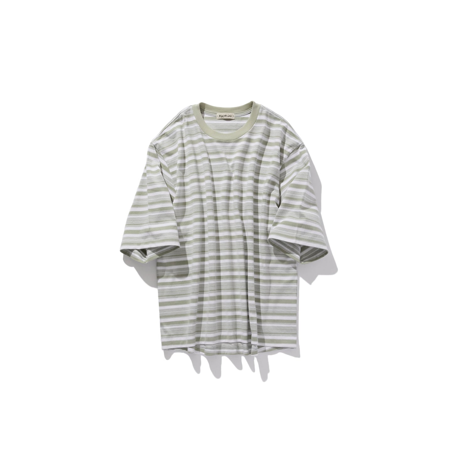 T SHIRT B SAGE/WHITE