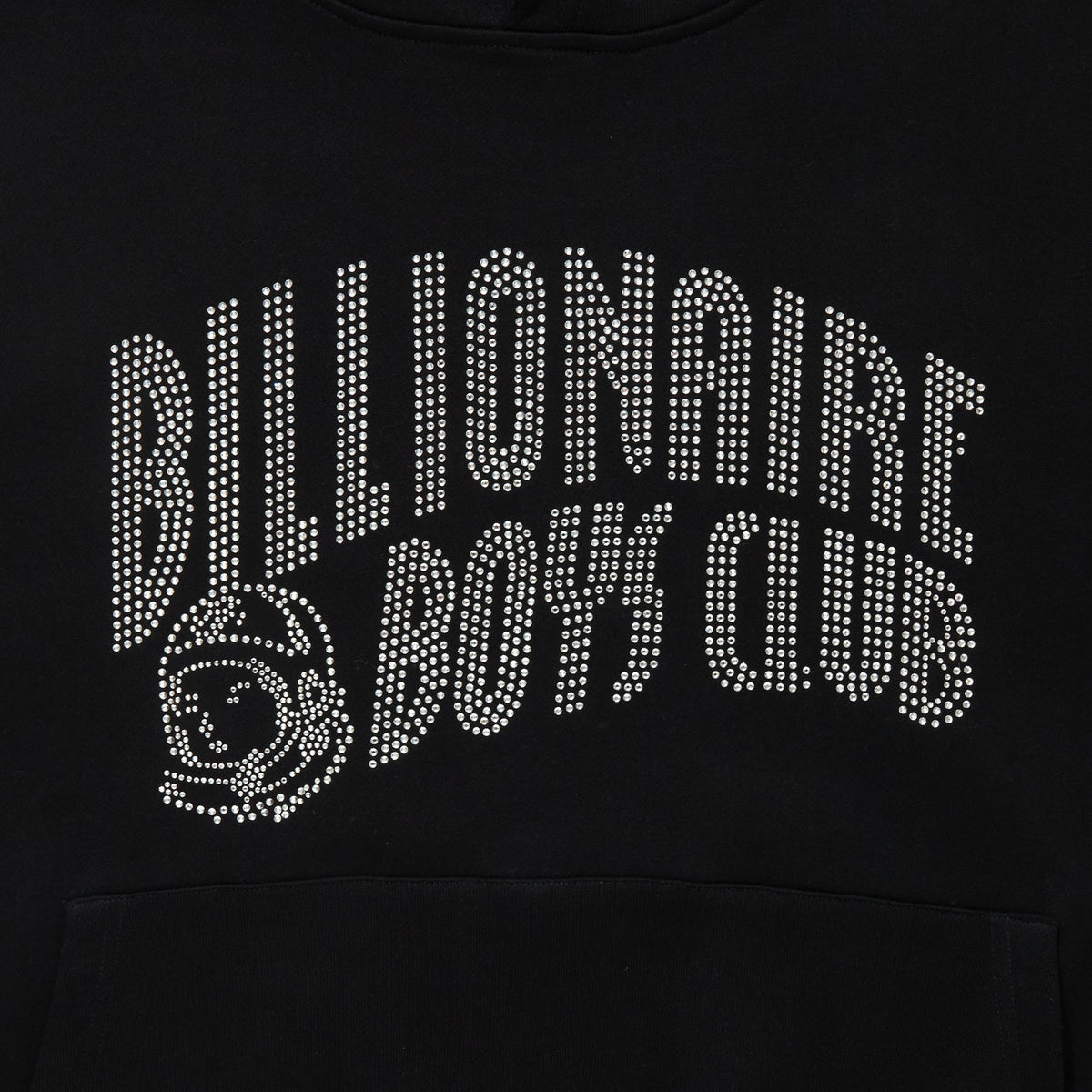 RHINESTONE COTTON HOODIE