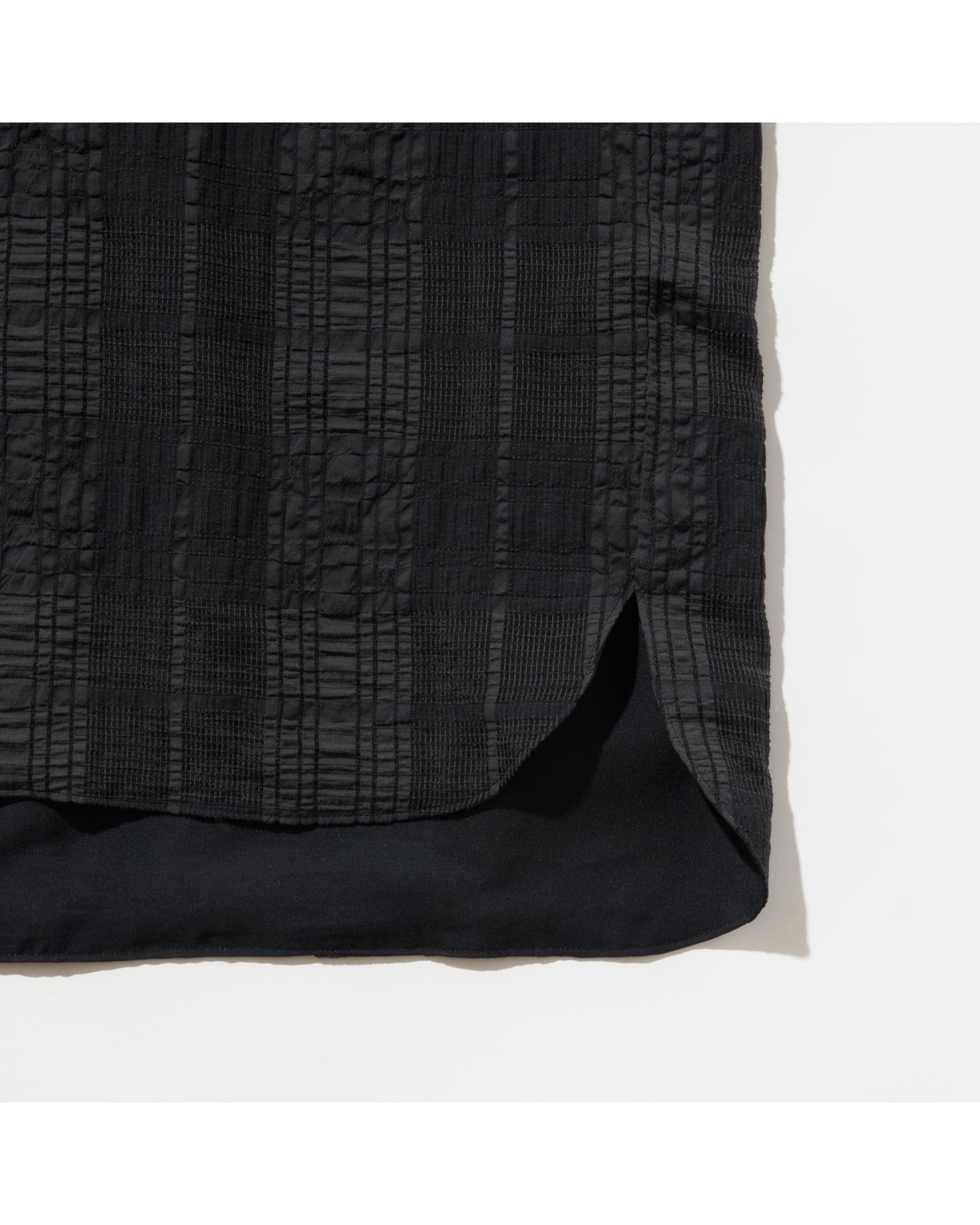 OPEN COLLOR SHIRT C BLACK