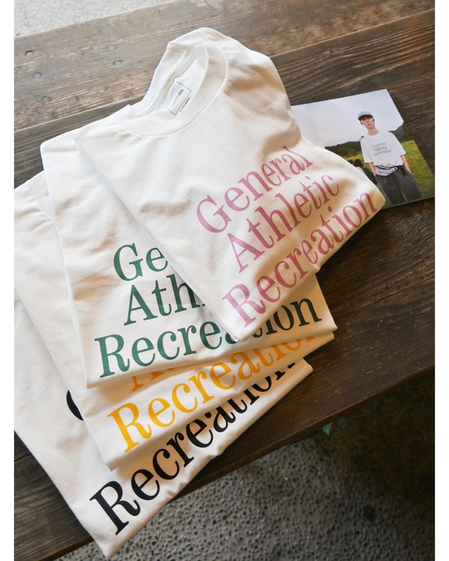 GAR Typographic White S/S Tee