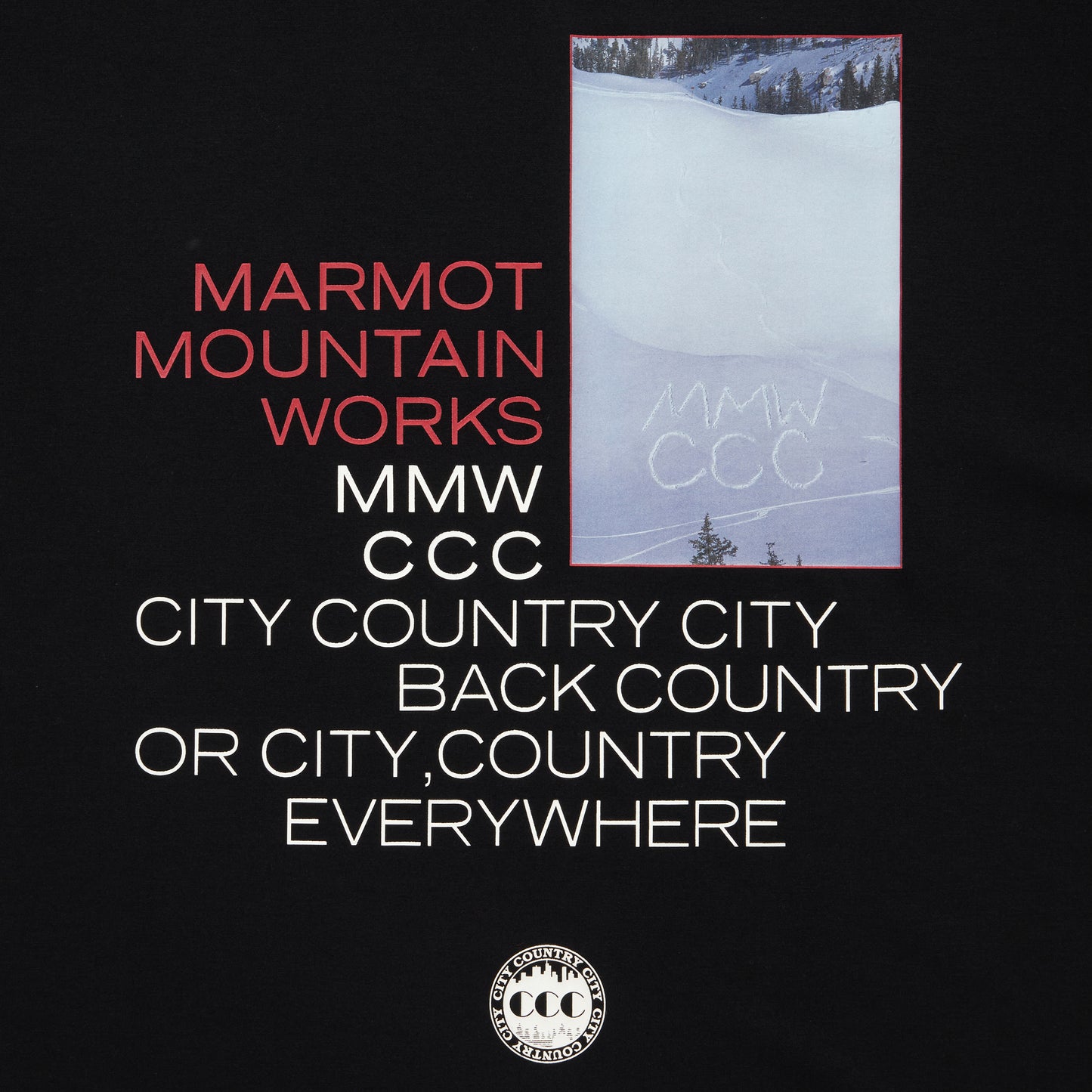 CITY COUNTRY CITY × Marmot_MMWCCC L/S T-SHIRT_MMWCCC