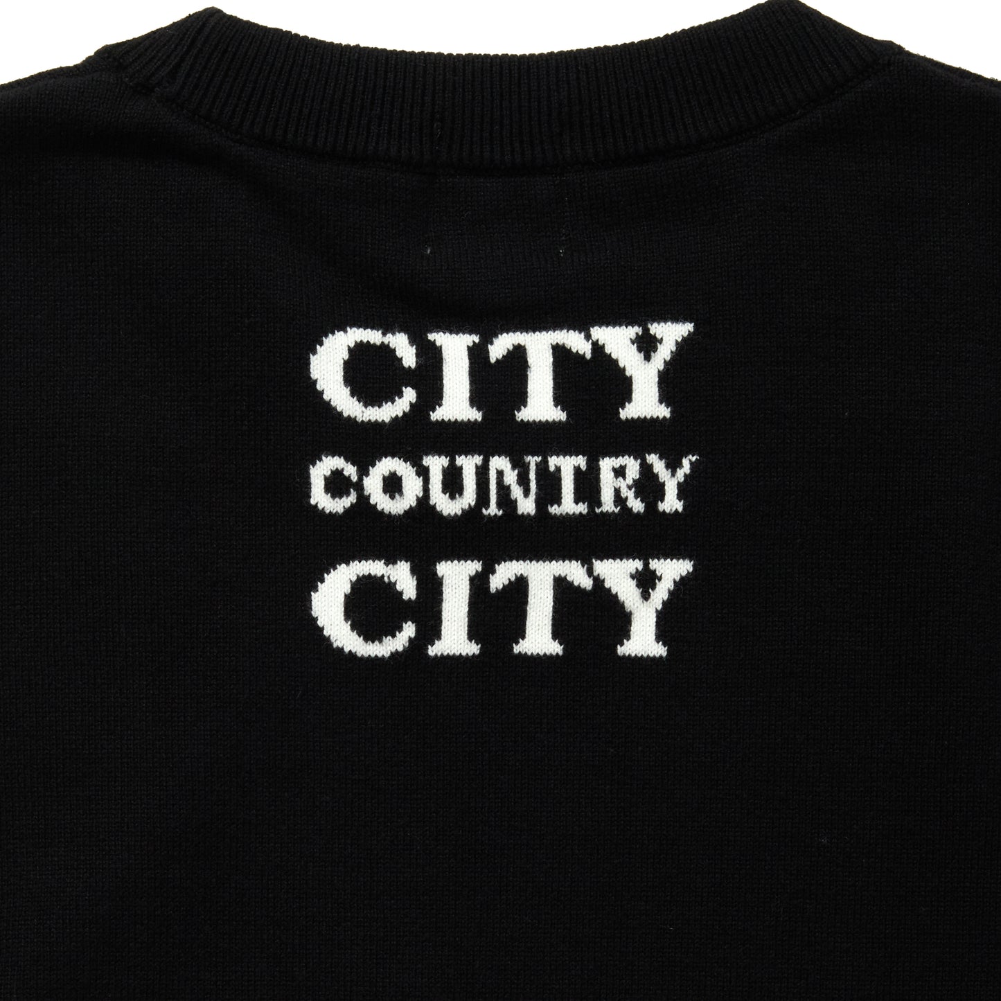 CITY COUNTRY CITY × WAR_JACQUARD KNIT