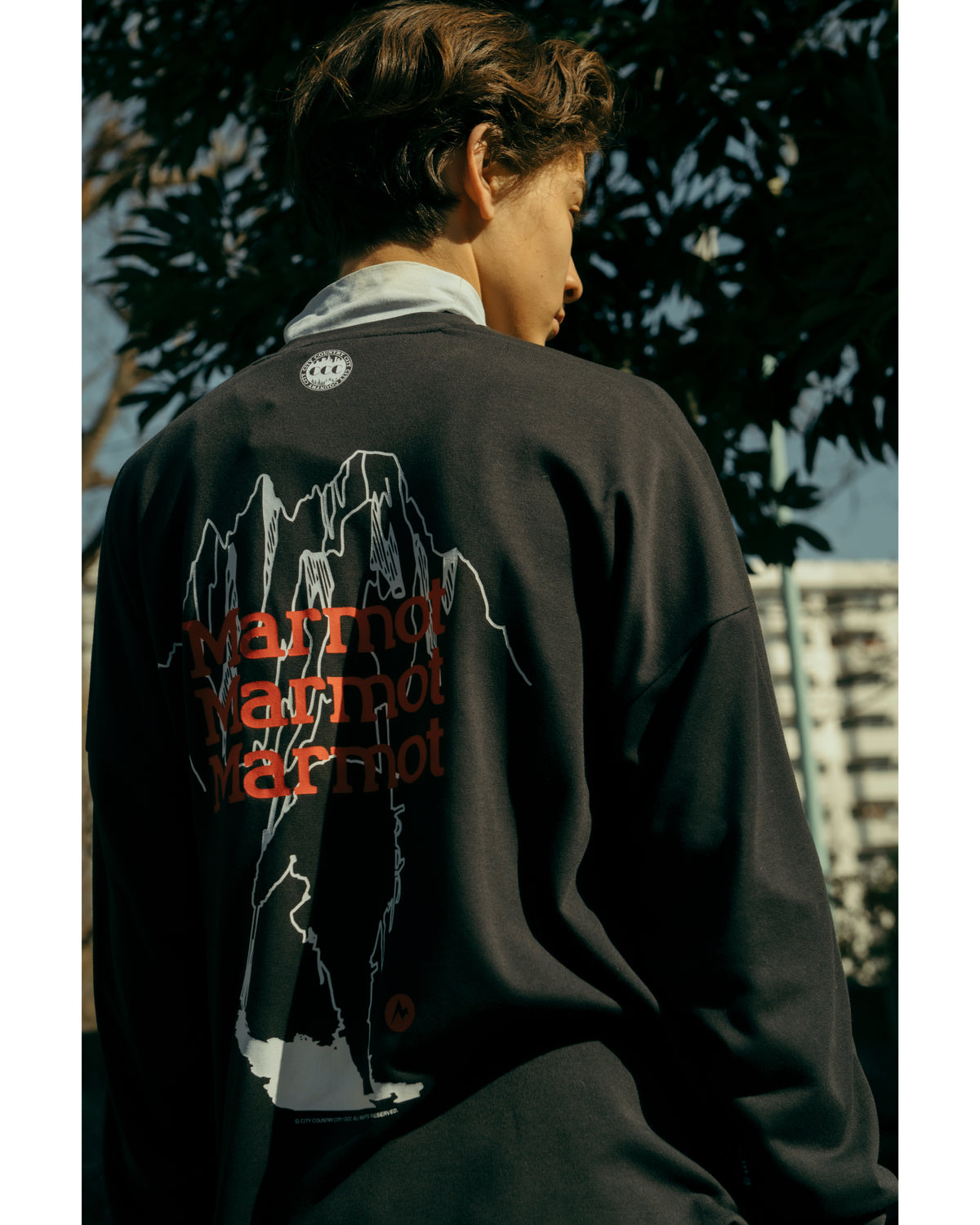 CITY COUNTRY CITY ×Marmot_MC EVERYWHERE L/S T-SHIRT