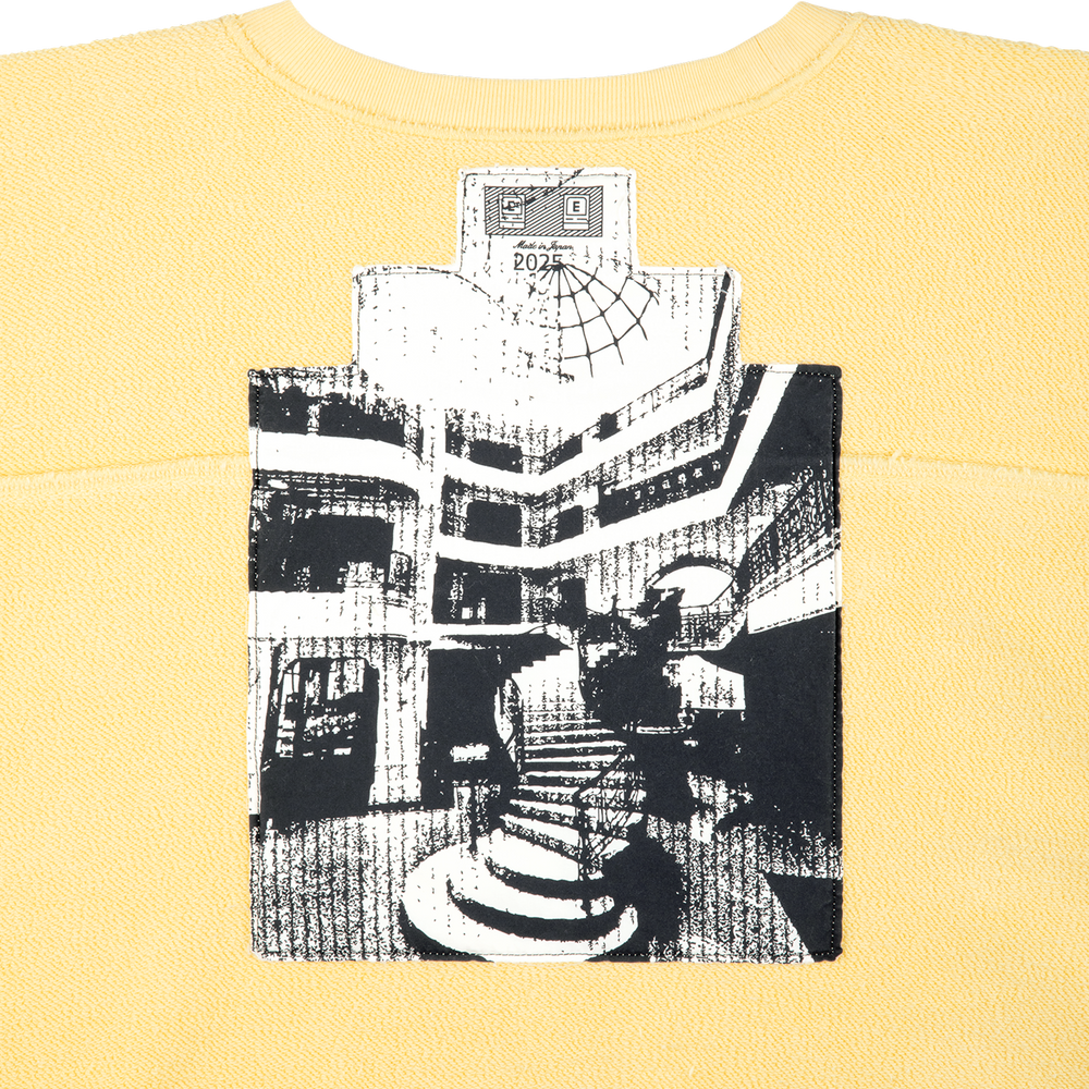 COTTON TRACK CREW NECK