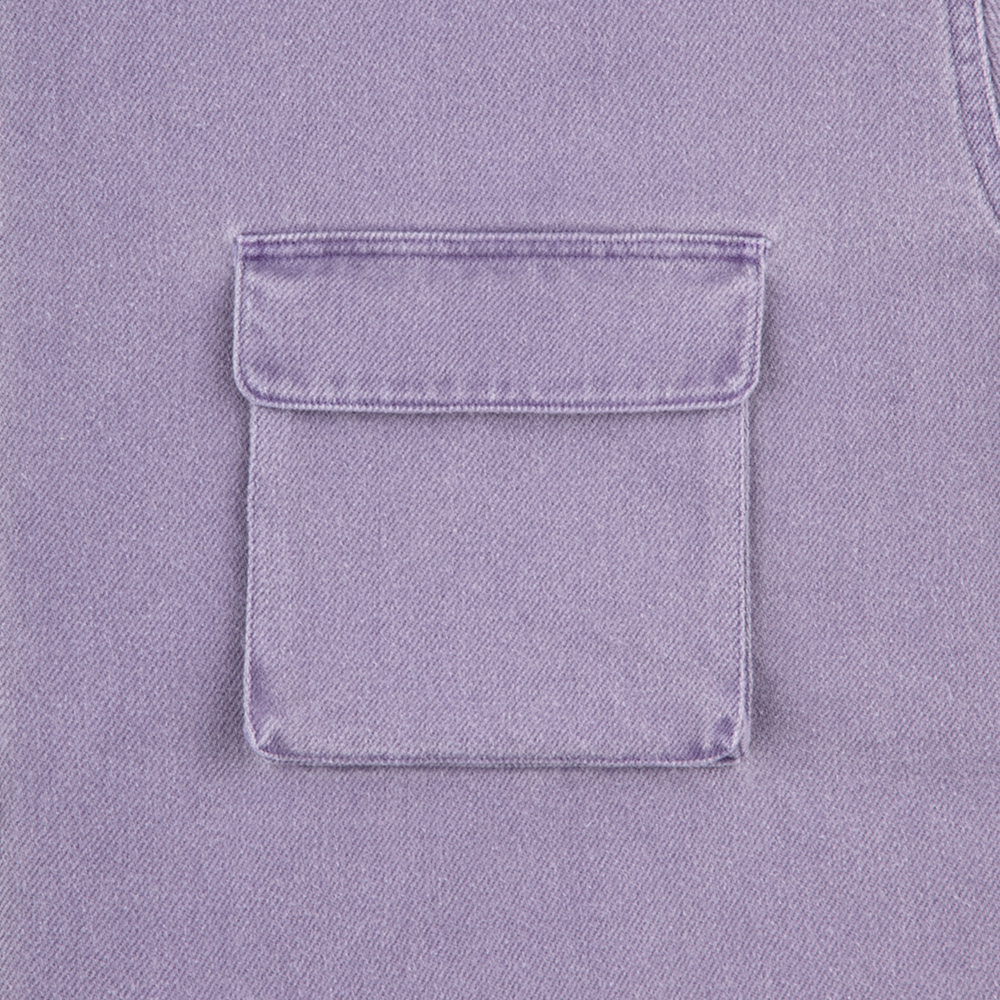 OVERDYE COTTON TWILL BIG SHIRT