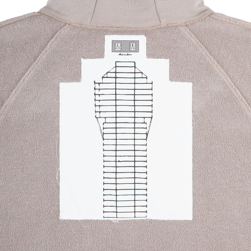 SOLID BIG HEAVY ZIP HOODY