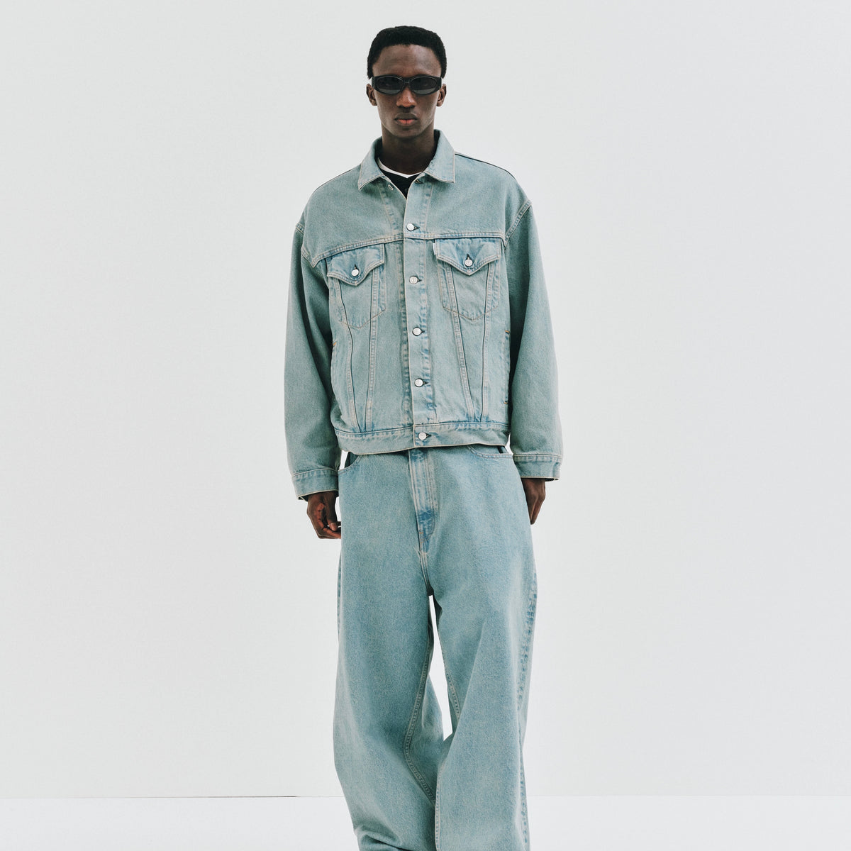 12.5oz Denim 5 Pocket Extra Baggy Pants