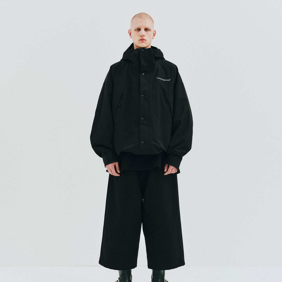 2 Layer N/C Twill Hooded Jacket