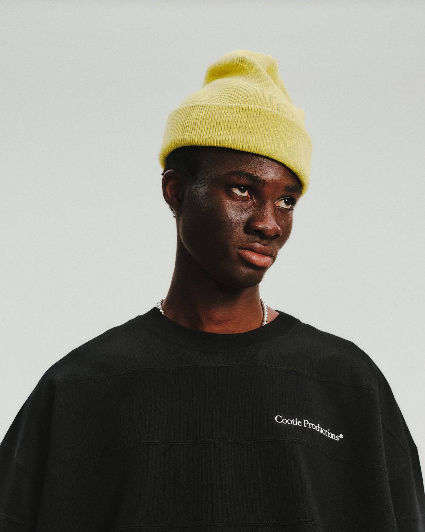 Plaited Jersey Paneling Border L/S Tee