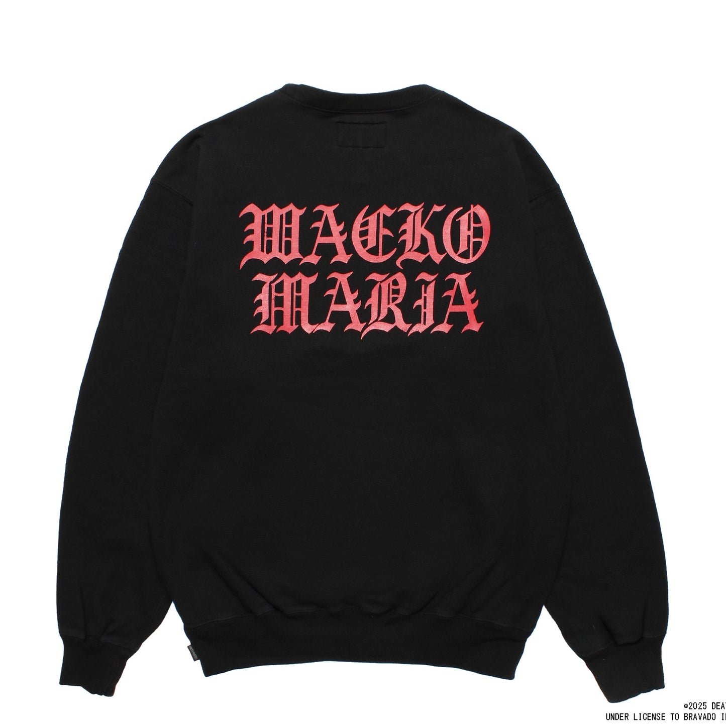 DEATH ROW RECORDS / WASHED MIDDLE WEIGHT CREW NECK SWEAT SHIRT