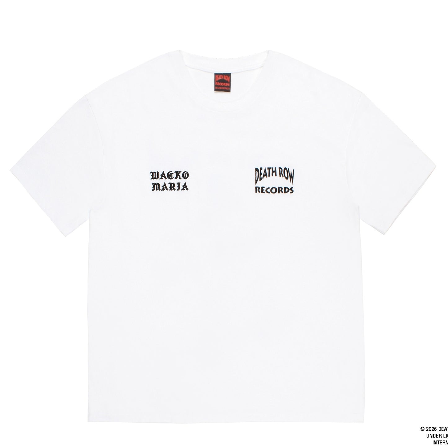DEATH ROW RECORDS / WASHED HEAVY WEIGHT CREW NECK T-SHIRT
