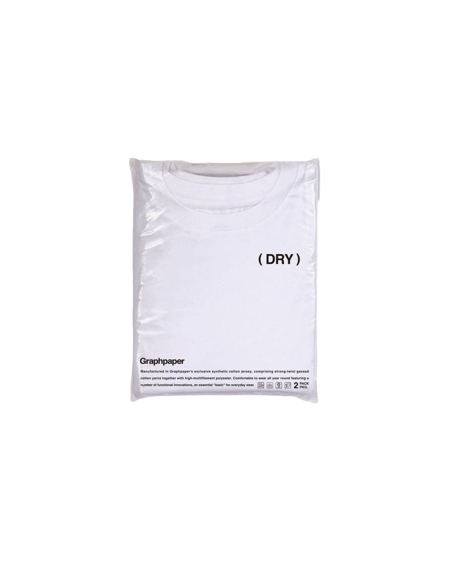 DRY 2-Pack Crew Neck Tee WHITE