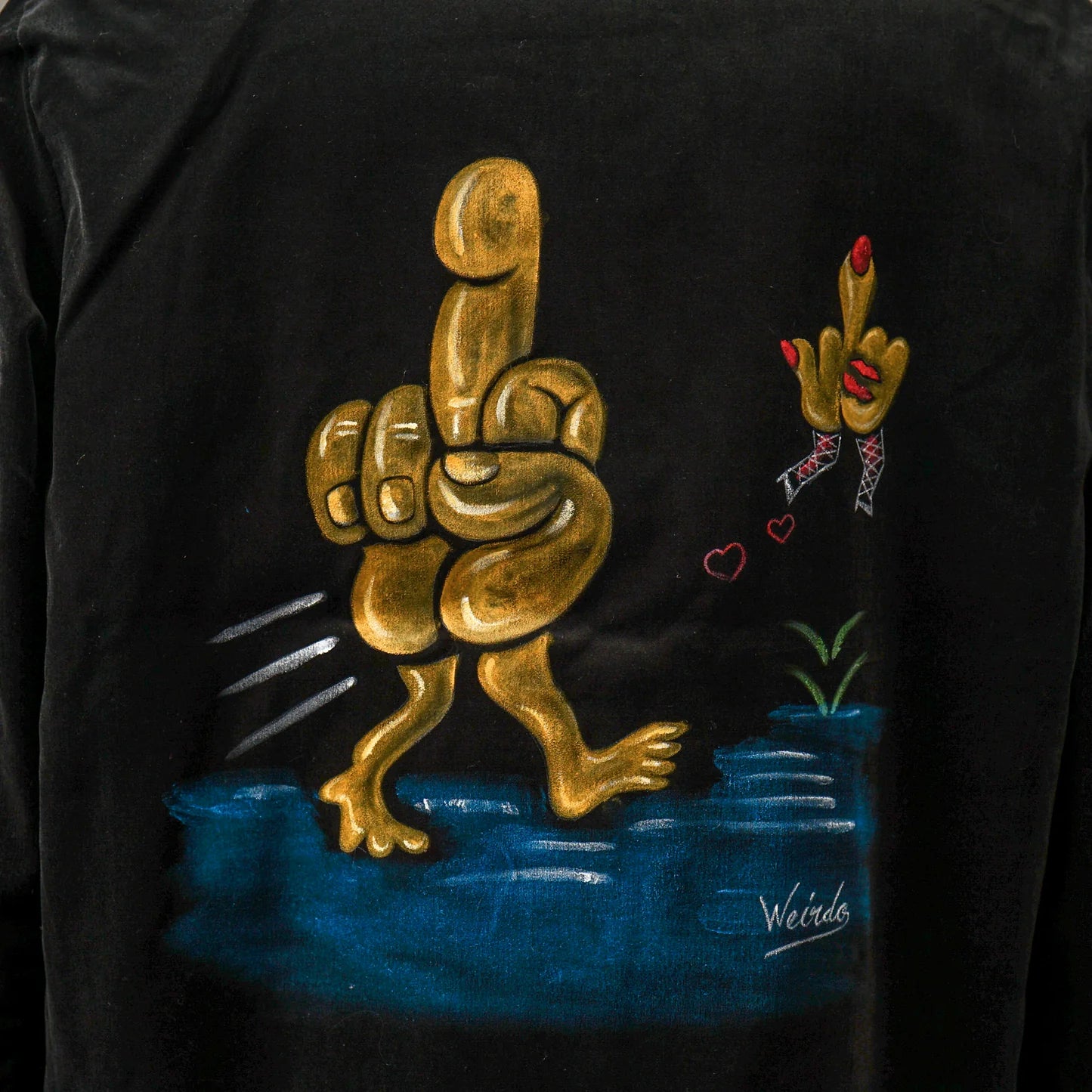 SOUVENIR - JACKET "VELVETEEN PAINTING"