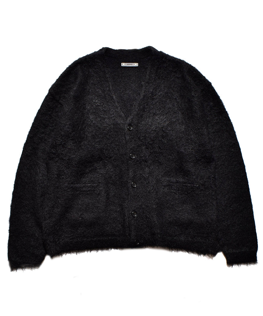 Shaggy Mohair Knit Cardigan