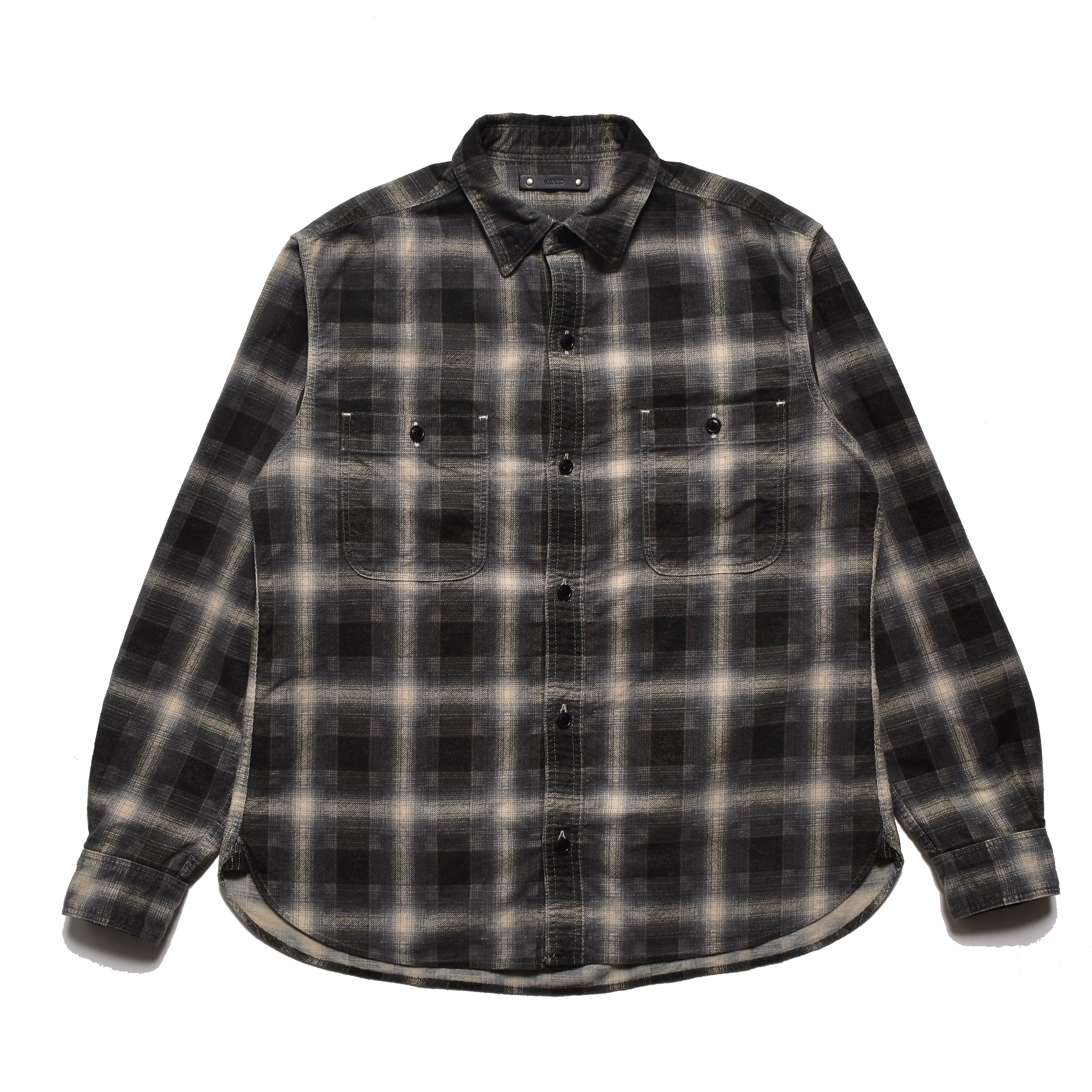 Plaid Print Flannel Work SH – TIME AFTER TIME
