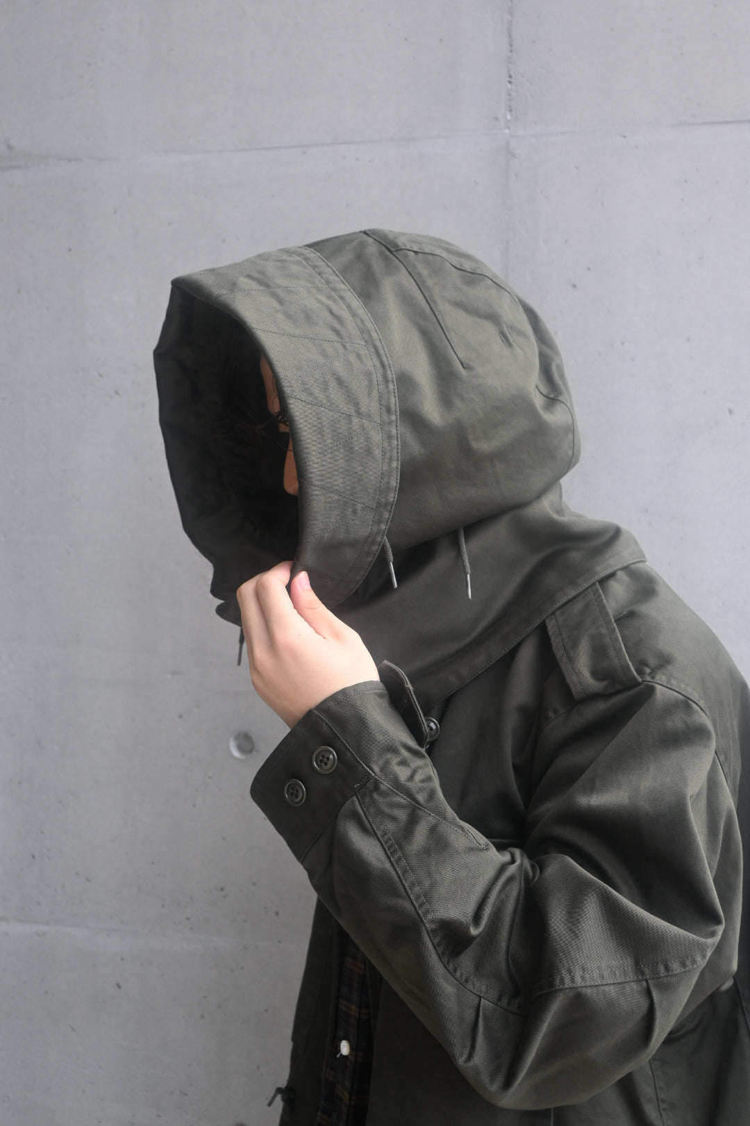 Unlikely B.D M-65 Hood Anything DARK OLIVE