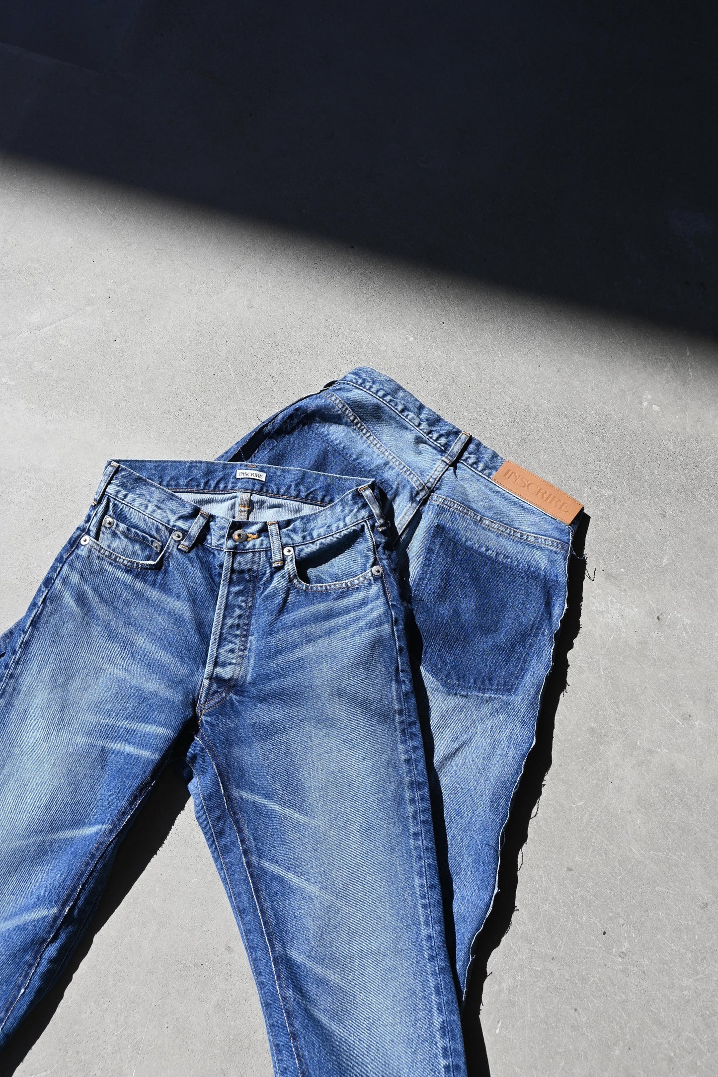 Straight Patch Different Denim