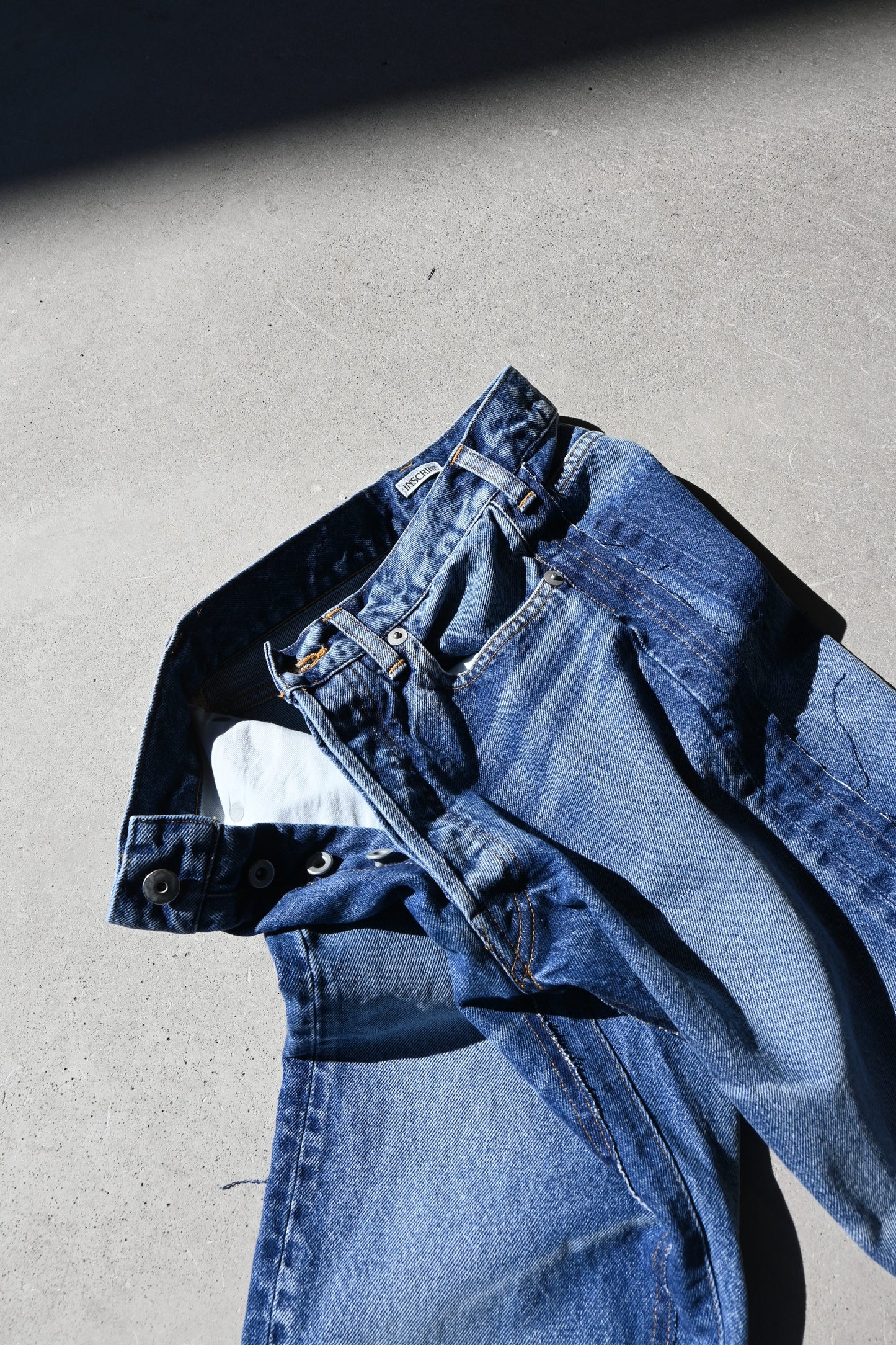Straight Patch Different Denim
