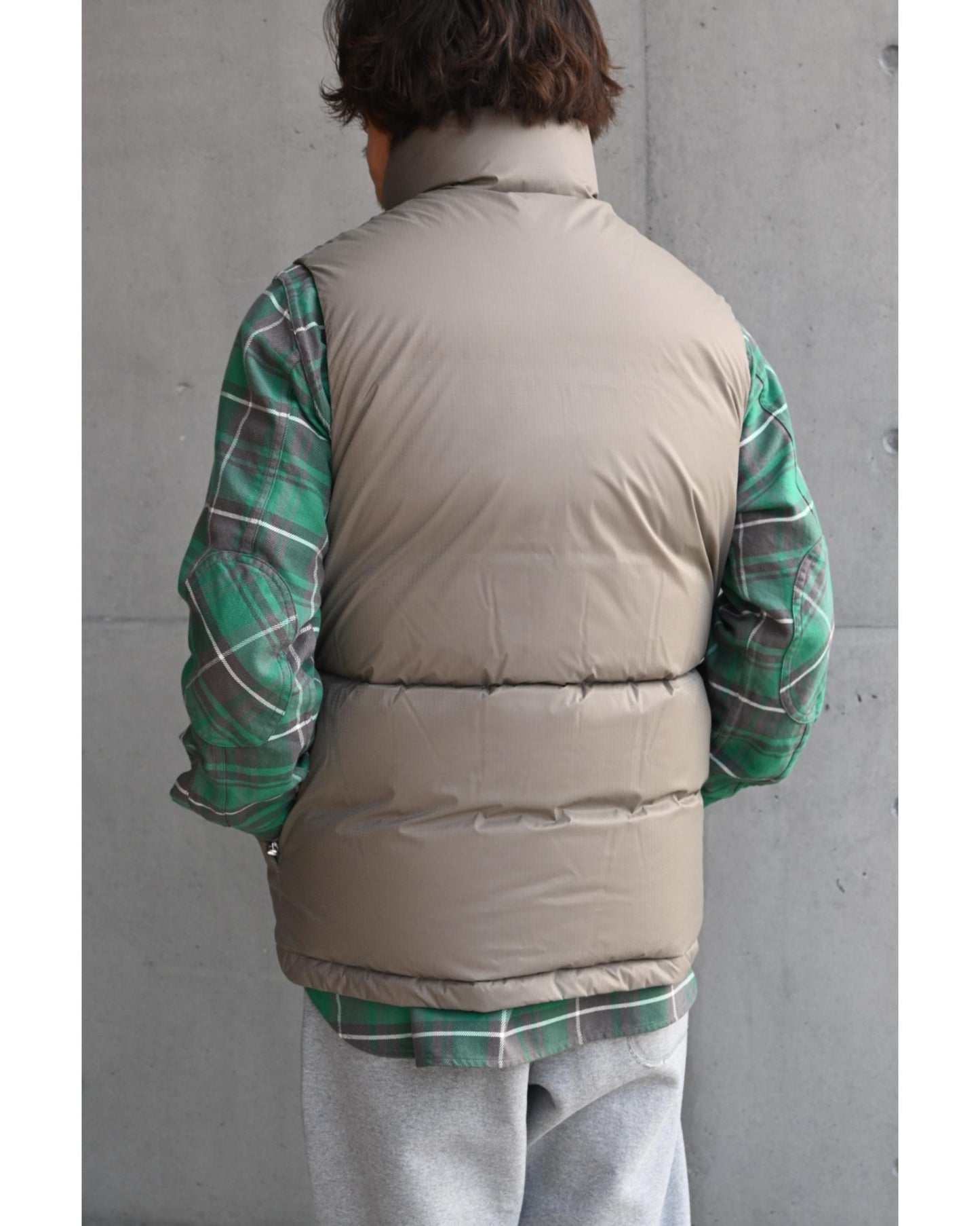 Unlikely Simple Down Vest BEIGE