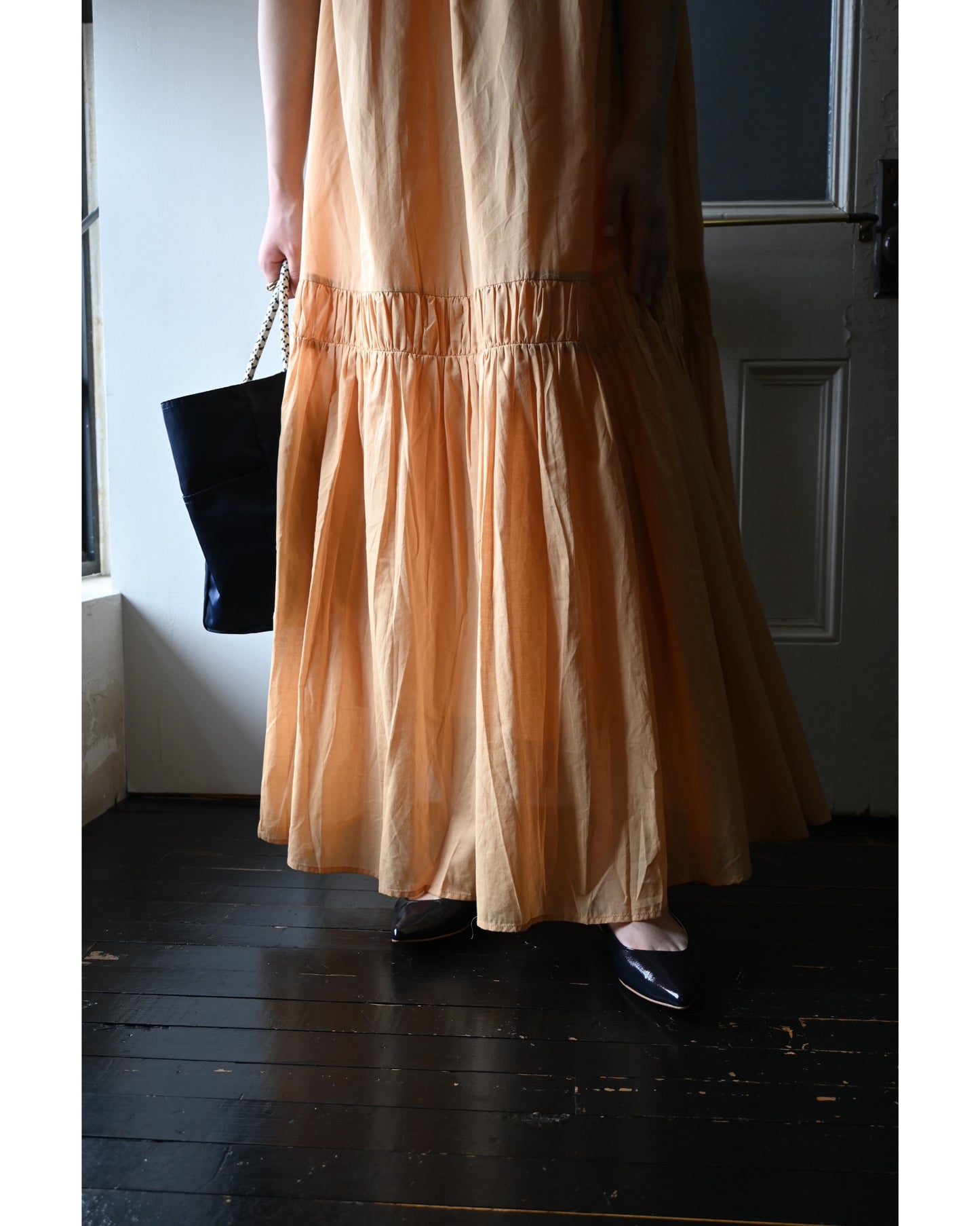 Back sling flat shoes