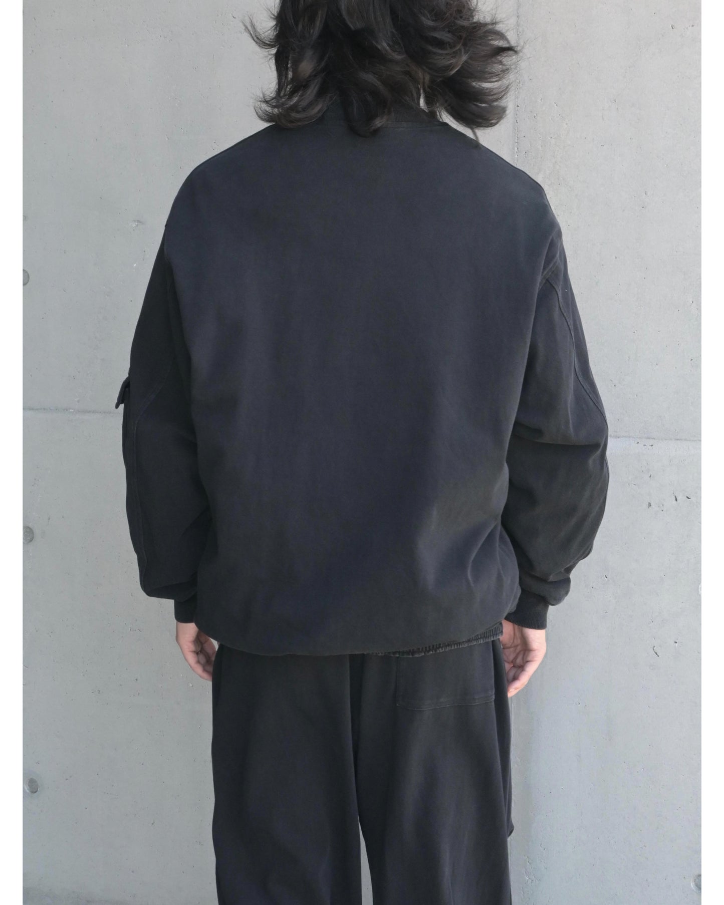 コットンジャージ G8ジャケット BLACK